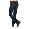 Rock & Roll Cowgirl Riding Extra Stretch Dark Wash Jeans