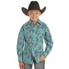 Youth Rock N Roll Boys Paisley Print Shirt -Rock & Roll 128481 default l
