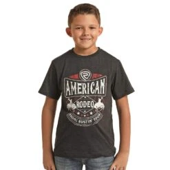 Boy's Rock N Roll Cowboy American Rodeo Tee