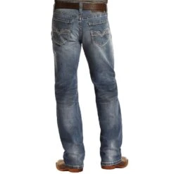 Rock N Roll Cowboy Men's And Double Barrel Light Wash Jeans