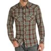 Men's Rock N Roll Cowboy Vintage 46 Brushed Twill Plaid Shirt -Rock & Roll 146376 default l