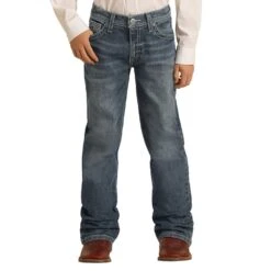 Boy's Rock N Roll Revolver Medium Vintage Wash Jeans