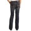 Girls Rock & Roll Denim Dark Wash Stretch Bootcut Jean -Rock & Roll 147258 default l