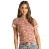 Rock & Roll Denim Women's Roll Western Print Tee -Rock & Roll 149815 default l