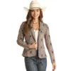 Rock & Roll Denim Women's Aztec Print Blazer -Rock & Roll 150077 default l