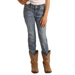 Rock & Roll Denim Girl's Medium Wash Skinny Jean