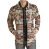 Rock & Roll Denim Men's Cotton Brushed Aztec Jacquard Shirt Jacket -Rock & Roll 155843 default l