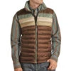 Rock N Roll Cowboy Men's Brown Poly Fill Puffer Vest -Rock & Roll 155875 default l