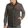 Rock N Roll Cowboy Men's Western Black Vintage 2-Tone Vest -Rock & Roll 155883 default l