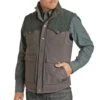 Rock N Roll Cowboy Men's Western Grey Vintage 2-Tone Vest -Rock & Roll 155890 default l