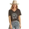 Rock & Roll Denim Women's Cactus Rodeo Graphic Tee