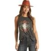 Rock & Roll Denim Cowgirl Graphic Tank -Rock & Roll 156268 default l