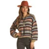 Rock & Roll Denim Cowgirl Multicolor Stripe Sweater -Rock & Roll 156285 default l