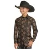 Rock & Roll Denim Boys Long Sleeve Dale Snap Shirt -Rock & Roll 156389 default l