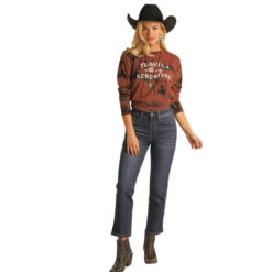 Rock & Roll Denim Women's High Rise Cropped Jean