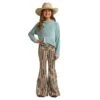 Rock & Roll Denim Brown Aztec Bell Bottoms -Rock & Roll 158024 default l