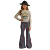 Rock & Roll Denim Multi Color Stripe Bell Bottoms -Rock & Roll 158047 default l