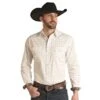 Rock N Roll Cowboy Men's Horseshoe Long Sleeve Snap Shirt -Rock & Roll 158726 default l