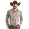 Rock N Roll Cowboy Men's Plaid Long Sleeve Snap Shirt 1 Rock N Roll Cowboy Men's Plaid Long Sleeve Snap Shirt -Rock & Roll 158736 default l