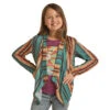 Rock & Roll Denim Girls Stripe Printed Cardigan -Rock & Roll 159158 default l