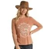Rock & Roll Denim Ladies Graphic Long Sleeve Tee -Rock & Roll 159166 default l