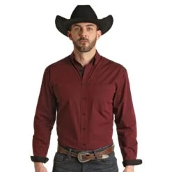 Rock N Roll Cowboy Men's Dobby Button Down