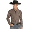 Rock N Roll Cowboy Brown Geo Print Button-Down Shirt -Rock & Roll 159291 default l
