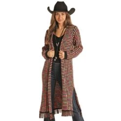 Rock & Roll Denim Colorful Duster With Fringe -Rock & Roll 159329 default l 40aef828 462e 426a 8107 a6ff4d6e2e92