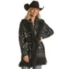 Rock & Roll Denim Cardigan With Aztec Designs -Rock & Roll 159332 default l