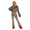 Rock & Roll Denim Rose Taupe Velvet Pants -Rock & Roll 159569 default l
