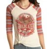 Rock & Roll Denim Women's Trailblazer Graphic Baseball Tee -Rock & Roll 162242 default l