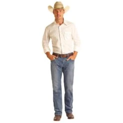 Rock N Roll Cowboy N Cowboy Mens Reflex EMB Straight Jeans