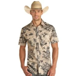 Rock & Roll Denim Men's Tropical Snap Shirt