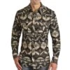 Rock N Roll Cowboy Men's Aztec Snap Shirt -Rock & Roll 162622 default l