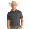Rock N Roll Cowboy N Cowboy Mens Solid Polo -Rock & Roll 162626 default l