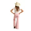 Rock & Roll Denim Girls Pink Pull On Bell Bottoms -Rock & Roll 165662 default l