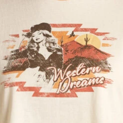 Rock & Roll Cowgirl Ladies Natural Crop Top T-Shirt 49T9904 7 Rock & Roll Cowgirl Ladies Natural Crop Top T-Shirt 49T9904 -Rock & Roll 225d