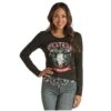 Rock & Roll Cowgirl® Juniors "State Of Mind" Graphic T-Shirt 48T2344 -Rock & Roll 48T2344 A 8fcd3bb2 6caa 4e54 914b 876dc0ff4275