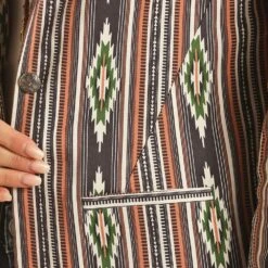 Rock & Roll Denim Women's Aztec Print Blazer -Rock & Roll 52 3030 2