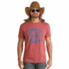Rock & Roll Cowboy Men's Dale Brisby Graphic Red T-Shirt RRMT21RZMB-65 1 Rock & Roll Cowboy Men's Dale Brisby Graphic Red T-Shirt RRMT21RZMB-65 -Rock & Roll 5456465446