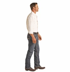 Rock & Roll Denim® Men's Double V Dark Straight Leg Jeans RRMD1RRZSD 7 Rock & Roll Denim® Men's Double V Dark Straight Leg Jeans RRMD1RRZSD -Rock & Roll 56sd4fsd5f4