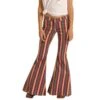 Rock & Roll® Girls Multi Colored Stripe Bell Bottom Jeans G5B1706 -Rock & Roll 5afc301a9d33b6b2292027ae2df87c97