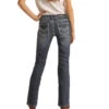 Rock & Roll Cowgirl Girl's Medium Vintage Bootcut Jeans G5-2721 -Rock & Roll G5 2721 B
