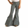 Rock & Roll Cowgirl® Girl's Denim Navy Striped Bell Bottoms G5B2726 -Rock & Roll G5B2726