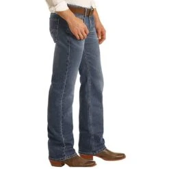 Rock N Roll Cowboy Men's Vintage 46 Pistol Straight Reflex Jeans -Rock & Roll M1P2794 2