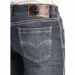 Rock & Roll Denim® Men's Relax Pistol Indigo Wash Denim Jeans M1P3473 -Rock & Roll M1P3473 1