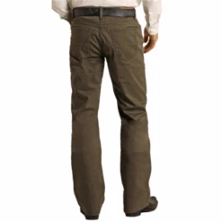 Rock & Roll Denim® Men's Olive Revolver Straight Leg Jeans M1R3589