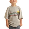 Rock & Roll Cowboy Boy's Short Sleeve Desert Bull Rider T-Shirt P3T3086 -Rock & Roll P3T3086
