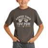 Rock & Roll Cowboy Children's Dale Brisby Charcoal T-Shirt P3T7409 -Rock & Roll P3T7409Z