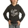 Rock & Roll Denim Boy's Rodeo Time Dale Brisby Black Hoodie P4H2621